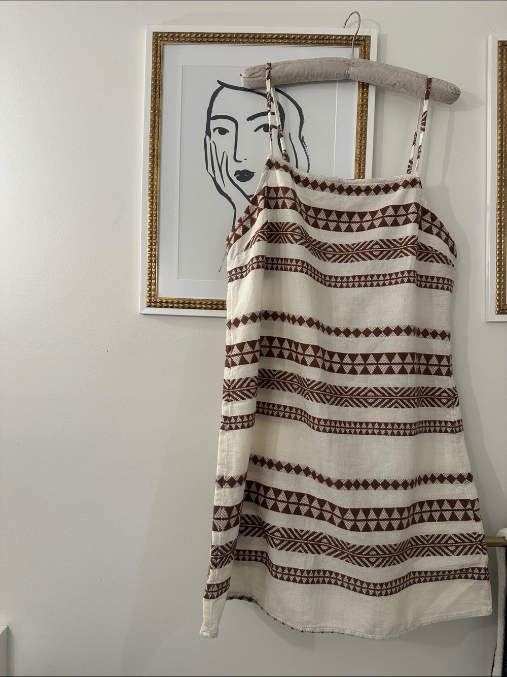 Aerie Geometric Cami Dress | Boho | Like New